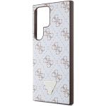 Carcasa Guess 4G Triangle Metal Logo compatibila cu Samsung Galaxy S24 Ultra, Alb 7 - lerato.ro