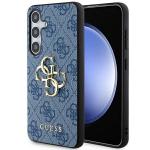 Carcasa Guess 4G Big Metal Logo compatibila cu Samsung Galaxy S24 Plus, Albastru 4 - lerato.ro