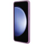 Carcasa Guess Glitter Script compatibila cu Samsung Galaxy S24 Plus, Roz 6 - lerato.ro