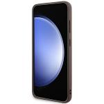 Carcasa Guess 4G Triangle Metal Logo compatibila cu Samsung Galaxy S24 Plus, Alb 6 - lerato.ro