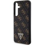 Carcasa Guess 4G Triangle Metal Logo compatibila cu Samsung Galaxy S24 Plus, Negru 7 - lerato.ro