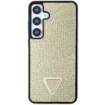 Carcasa Guess Rhinestone Triangle compatibila cu Samsung Galaxy S24, Gold 2 - lerato.ro