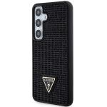 Carcasa Guess Rhinestone Triangle compatibila cu Samsung Galaxy S24, Negru 3 - lerato.ro