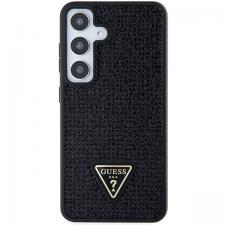 Carcasa Guess Rhinestone Triangle compatibila cu Samsung Galaxy S24, Negru