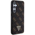 Carcasa Guess 4G Triangle Metal Logo compatibila cu Samsung Galaxy S24, Negru 5 - lerato.ro