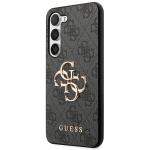 Carcasa Guess 4G Big Metal Logo compatibila cu Samsung Galaxy S23 FE, Gri 3 - lerato.ro