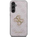Carcasa Guess 4G Big Metal Logo compatibila cu Samsung Galaxy S23 FE, Roz 2 - lerato.ro
