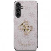 Carcasa Guess 4G Big Metal Logo compatibila cu Samsung Galaxy S23 FE, Roz