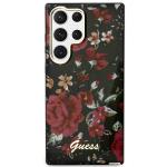 Carcasa Guess Flower Collection compatibila cu Samsung Galaxy S23 Ultra, Khaki 2 - lerato.ro