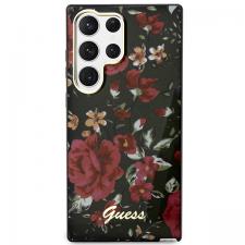 Carcasa Guess Flower Collection compatibila cu Samsung Galaxy S23 Ultra, Khaki