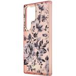 Carcasa Guess Flower Collection compatibila cu Samsung Galaxy S23 Ultra, Roz 7 - lerato.ro