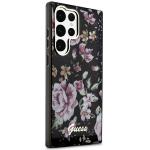 Carcasa Guess Flower Collection compatibila cu Samsung Galaxy S23 Ultra, Negru 5 - lerato.ro