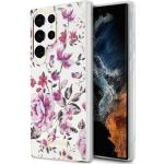 Carcasa Guess Flower Collection compatibila cu Samsung Galaxy S23 Ultra, Alb 4 - lerato.ro