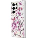 Carcasa Guess Flower Collection compatibila cu Samsung Galaxy S23 Ultra, Alb 3 - lerato.ro