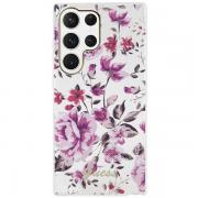 Carcasa Guess Flower Collection compatibila cu Samsung Galaxy S23 Ultra, Alb