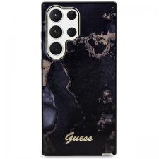 Carcasa Guess Golden Marble Collection compatibila cu Samsung Galaxy S23 Ultra, Negru