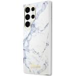 Carcasa Guess Marble Collection compatibila cu Samsung Galaxy S23 Ultra, Alb 3 - lerato.ro