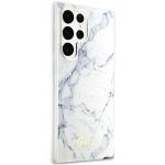 Carcasa Guess Marble Collection compatibila cu Samsung Galaxy S23 Ultra, Alb 5 - lerato.ro