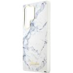 Carcasa Guess Marble Collection compatibila cu Samsung Galaxy S23 Ultra, Alb 7 - lerato.ro