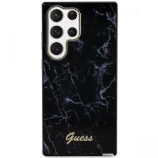 Carcasa Guess Marble Collection compatibila cu Samsung Galaxy S23 Ultra, Negru