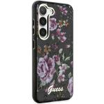 Carcasa Guess Flower Collection compatibila cu Samsung Galaxy S23 Plus, Negru 5 - lerato.ro