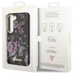 Carcasa Guess Flower Collection compatibila cu Samsung Galaxy S23 Plus, Negru 9 - lerato.ro