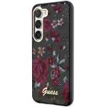 Carcasa Guess Flower Collection compatibila cu Samsung Galaxy S23 Plus, Khaki 3 - lerato.ro