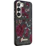 Carcasa Guess Flower Collection compatibila cu Samsung Galaxy S23 Plus, Khaki 5 - lerato.ro