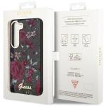 Carcasa Guess Flower Collection compatibila cu Samsung Galaxy S23 Plus, Khaki 9 - lerato.ro