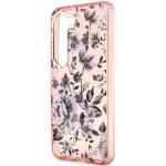 Carcasa Guess Flower Collection compatibila cu Samsung Galaxy S23 Plus, Roz 7 - lerato.ro