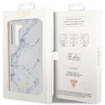 Carcasa Guess Marble Collection compatibila cu Samsung Galaxy S23 Plus, Alb 9 - lerato.ro