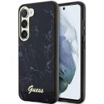 Carcasa Guess Marble Collection compatibila cu Samsung Galaxy S23 Plus, Negru 4 - lerato.ro
