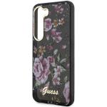 Carcasa Guess Flower Collection compatibila cu Samsung Galaxy S23, Negru 7 - lerato.ro