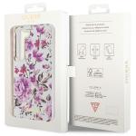 Carcasa Guess Flower Collection compatibila cu Samsung Galaxy S23, Alb 9 - lerato.ro