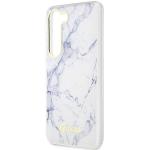 Carcasa Guess Marble Collection compatibila cu Samsung Galaxy S23, Alb 7 - lerato.ro