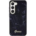 Carcasa Guess Marble Collection compatibila cu Samsung Galaxy S23, Negru 2 - lerato.ro