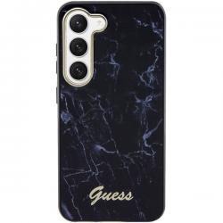Carcasa Guess Marble Collection compatibila cu Samsung Galaxy S23, Negru