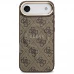 Carcasa Guess 4G PU Classic Logo cu MagSafe compatibila cu iPhone 17 Air, Maro 2 - lerato.ro