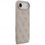 Carcasa Guess 4G Ring Classic Logo cu MagSafe compatibila cu iPhone 17 Air, Roz 5 - lerato.ro