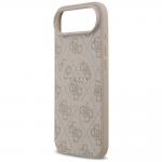 Carcasa Guess 4G Ring Classic Logo cu MagSafe compatibila cu iPhone 17 Air, Roz 7 - lerato.ro