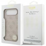 Carcasa Guess 4G Ring Classic Logo cu MagSafe compatibila cu iPhone 17 Air, Roz 9 - lerato.ro