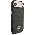 Carcasa Guess 4G Triangle Logo cu MagSafe compatibila cu iPhone 17 Air, Negru 5 - lerato.ro