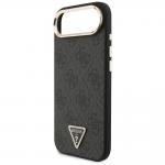 Carcasa Guess 4G Triangle Logo cu MagSafe compatibila cu iPhone 17 Air, Negru 7 - lerato.ro