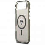 Carcasa Guess IML Gradient Triangle Logo cu MagSafe compatibila cu iPhone 17 Air, Negru 7 - lerato.ro