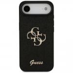 Carcasa Guess Fixed Glitter Big 4G compatibila cu iPhone 17 Air, Negru 2 - lerato.ro