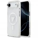 Carcasa Guess IML Gradient Triangle Logo cu MagSafe compatibila cu iPhone 17 Air, Transparent 3 - lerato.ro