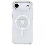 Carcasa Guess IML Gradient Triangle Logo cu MagSafe compatibila cu iPhone 17 Air, Transparent 2 - lerato.ro