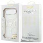 Carcasa Guess IML Gradient Triangle Logo cu MagSafe compatibila cu iPhone 17 Air, Transparent 9 - lerato.ro