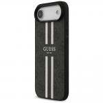 Carcasa Guess 4G Printed Stripes cu MagSafe compatibila cu iPhone 17 Air, Negru 3 - lerato.ro