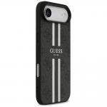 Carcasa Guess 4G Printed Stripes cu MagSafe compatibila cu iPhone 17 Air, Negru 5 - lerato.ro